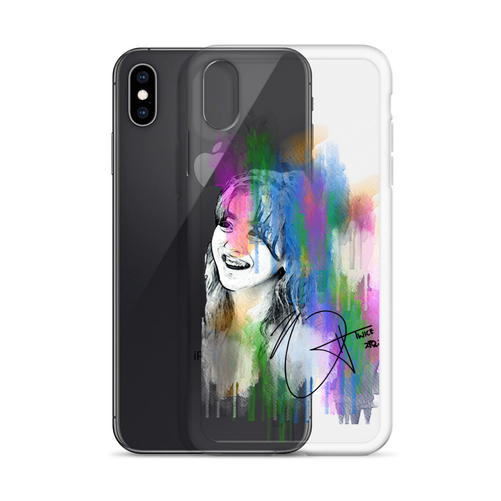 TWICE Jihyo, Park Ji-hyo Waterpaint Portrait iPhone Case