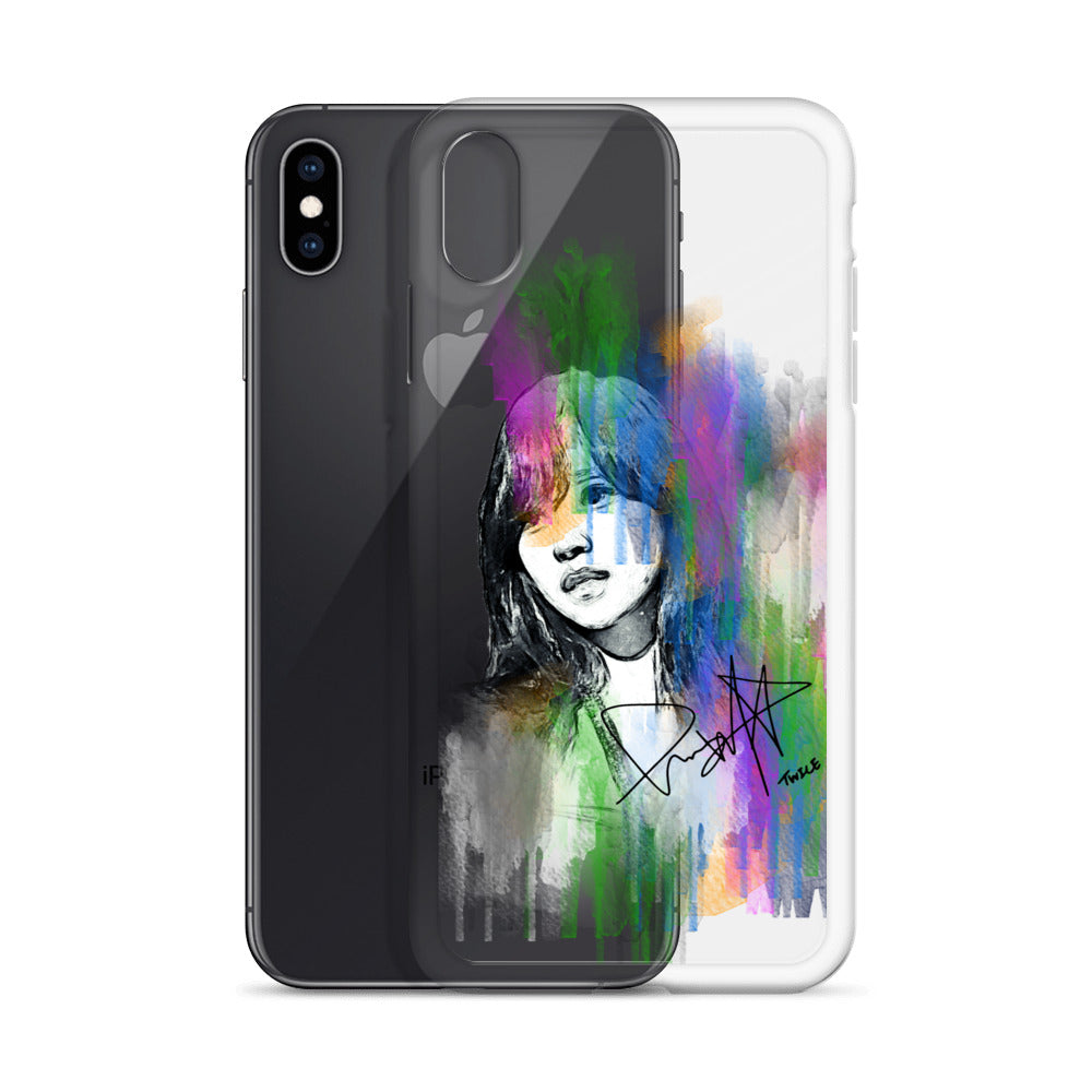 TWICE Mina, Mina Sharon Myoi Waterpaint Portrait iPhone Case