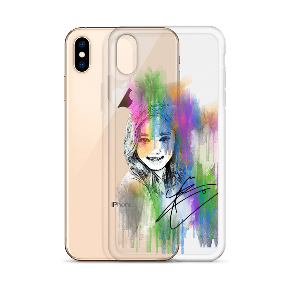 TWICE Tzuyu, Chou Tzu-yu Waterpaint Portrait iPhone Case