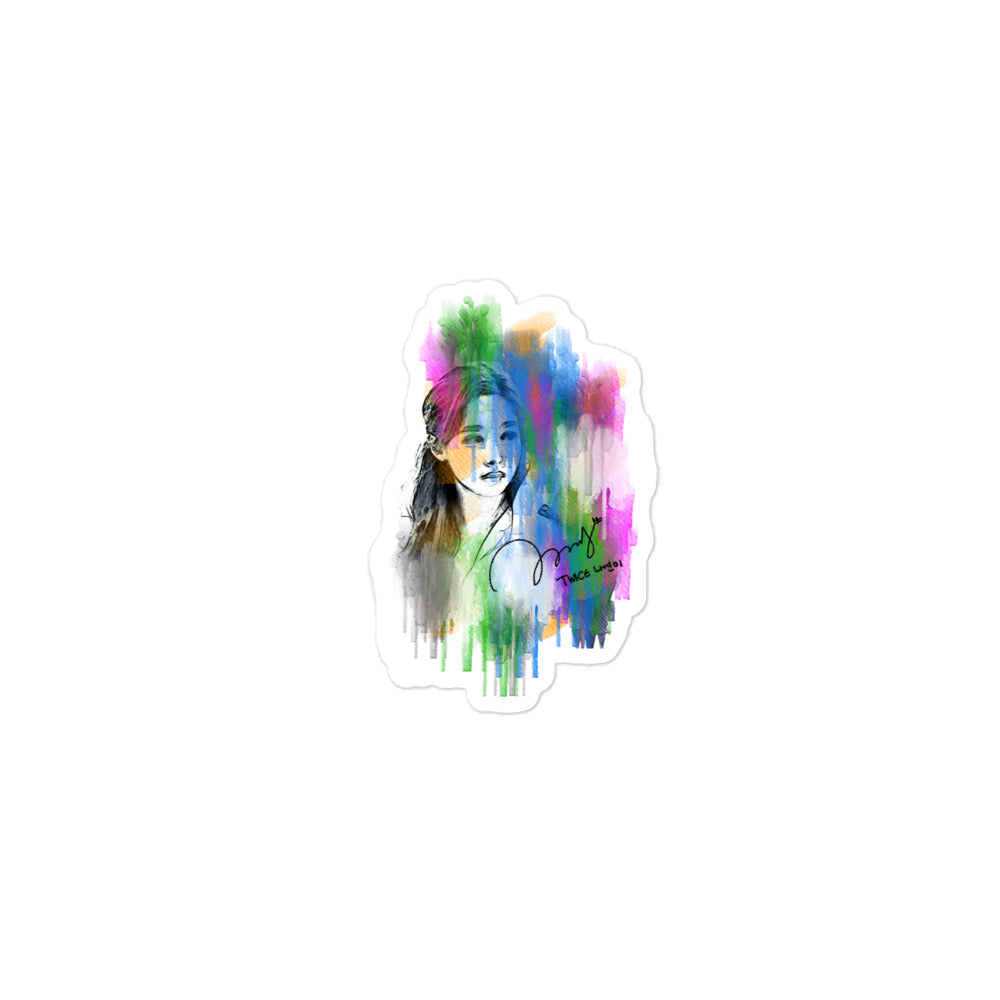 TWICE Nayeon, Im Na-yeon Waterpaint Portrait Sticker