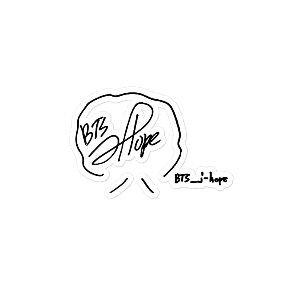 BTS J-Hope, Jung Ho-seok Signature Sticker