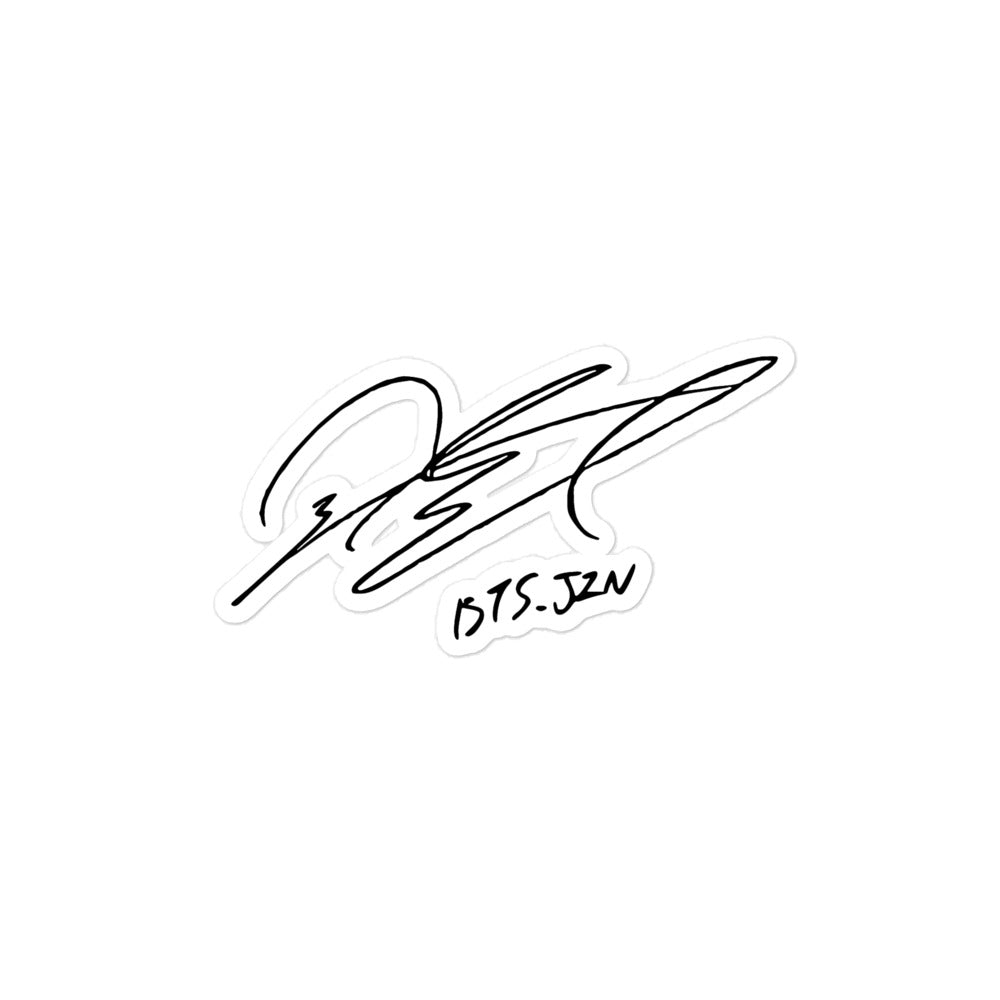 BTS Jin, Kim Seok-jin Signature Sticker