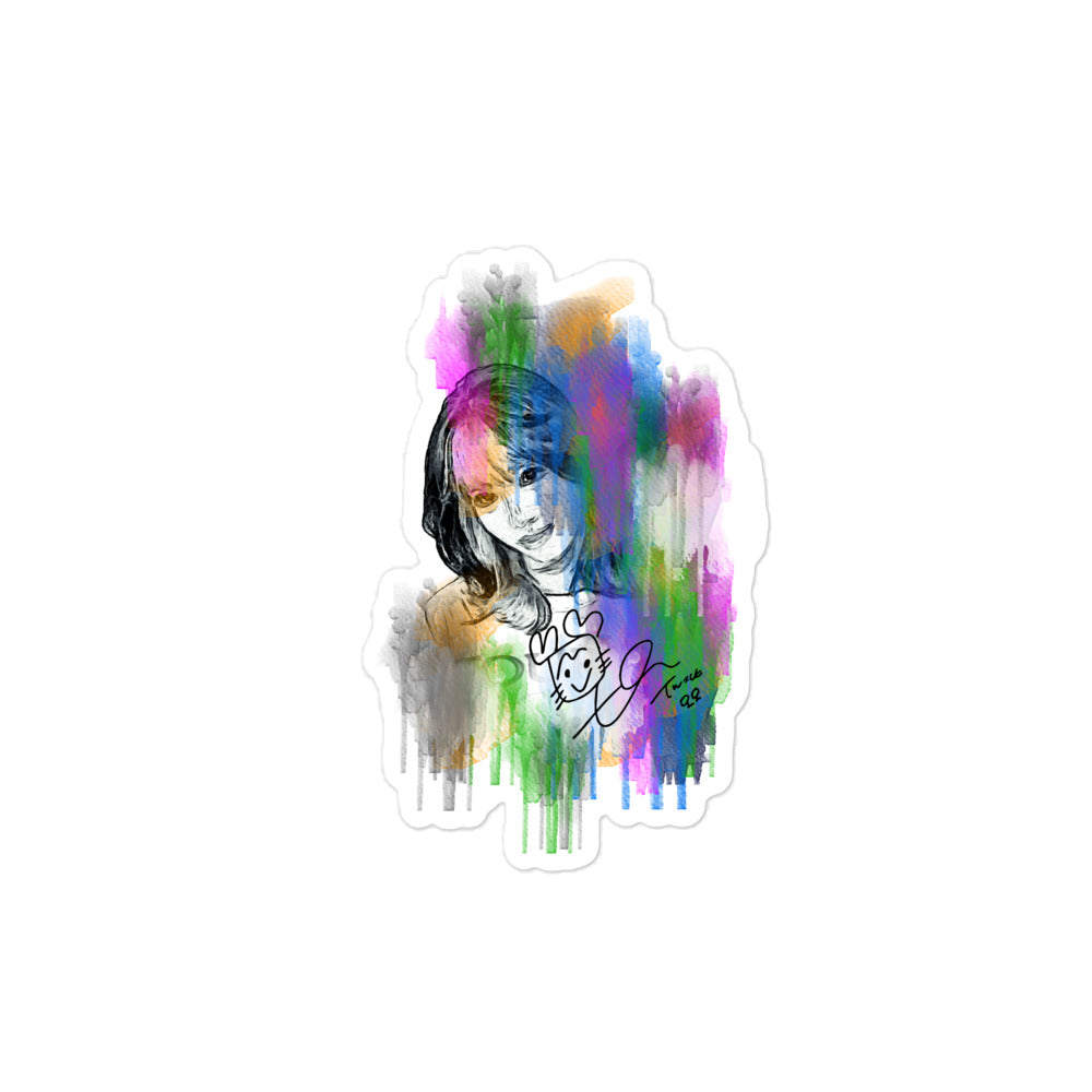 TWICE Momo , Hirai Momo Waterpaint Portrait Sticker