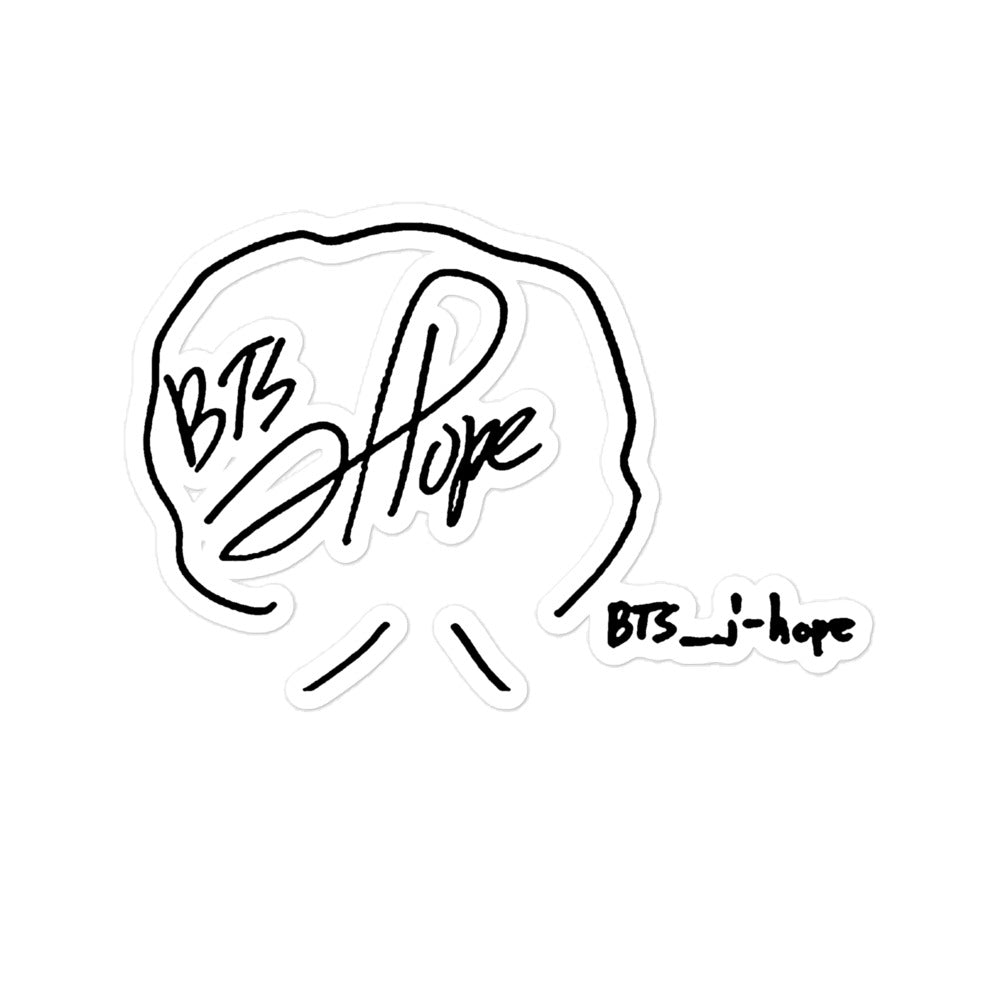 BTS J-Hope, Jung Ho-seok Signature Sticker