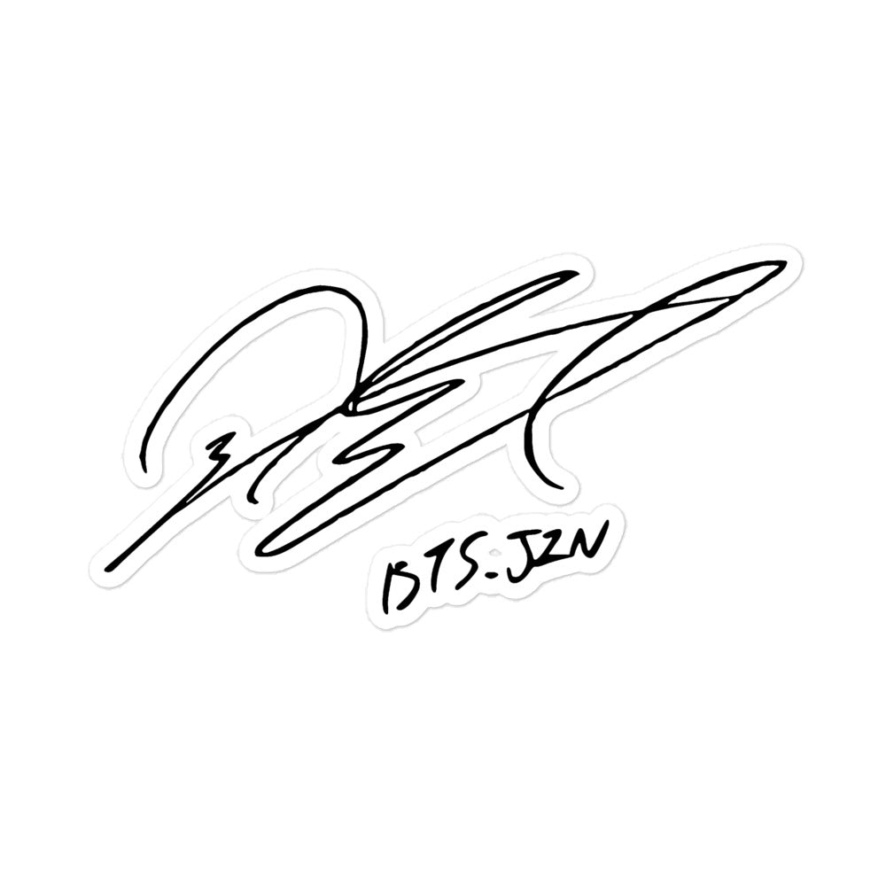 BTS Jin, Kim Seok-jin Signature Sticker