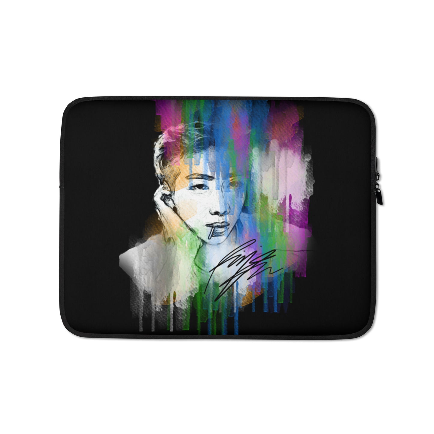 BTS RM, Kim Nam-joon Waterpaint Portrait Laptop MacBook Sleeve
