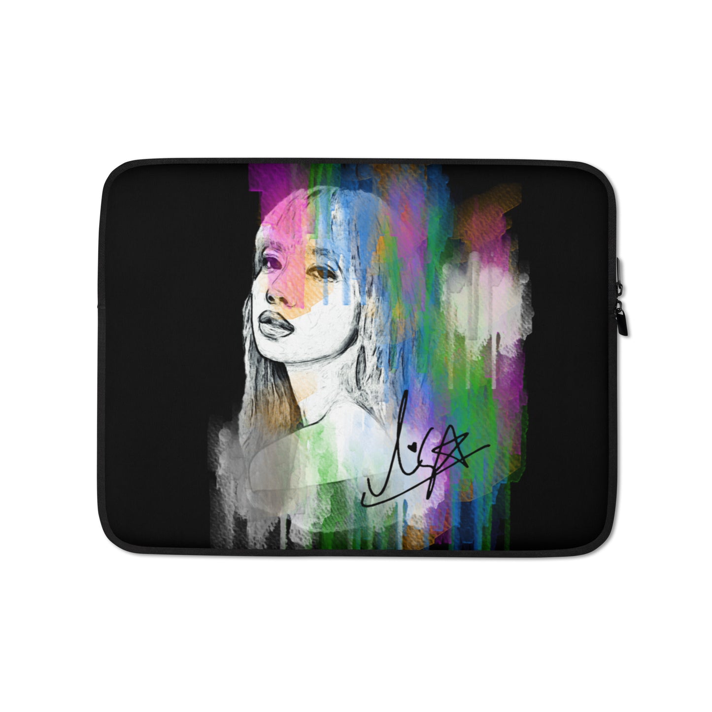 BLACKPINK Lisa, Lalisa Manobal Waterpaint Portrait Laptop MacBook Sleeve