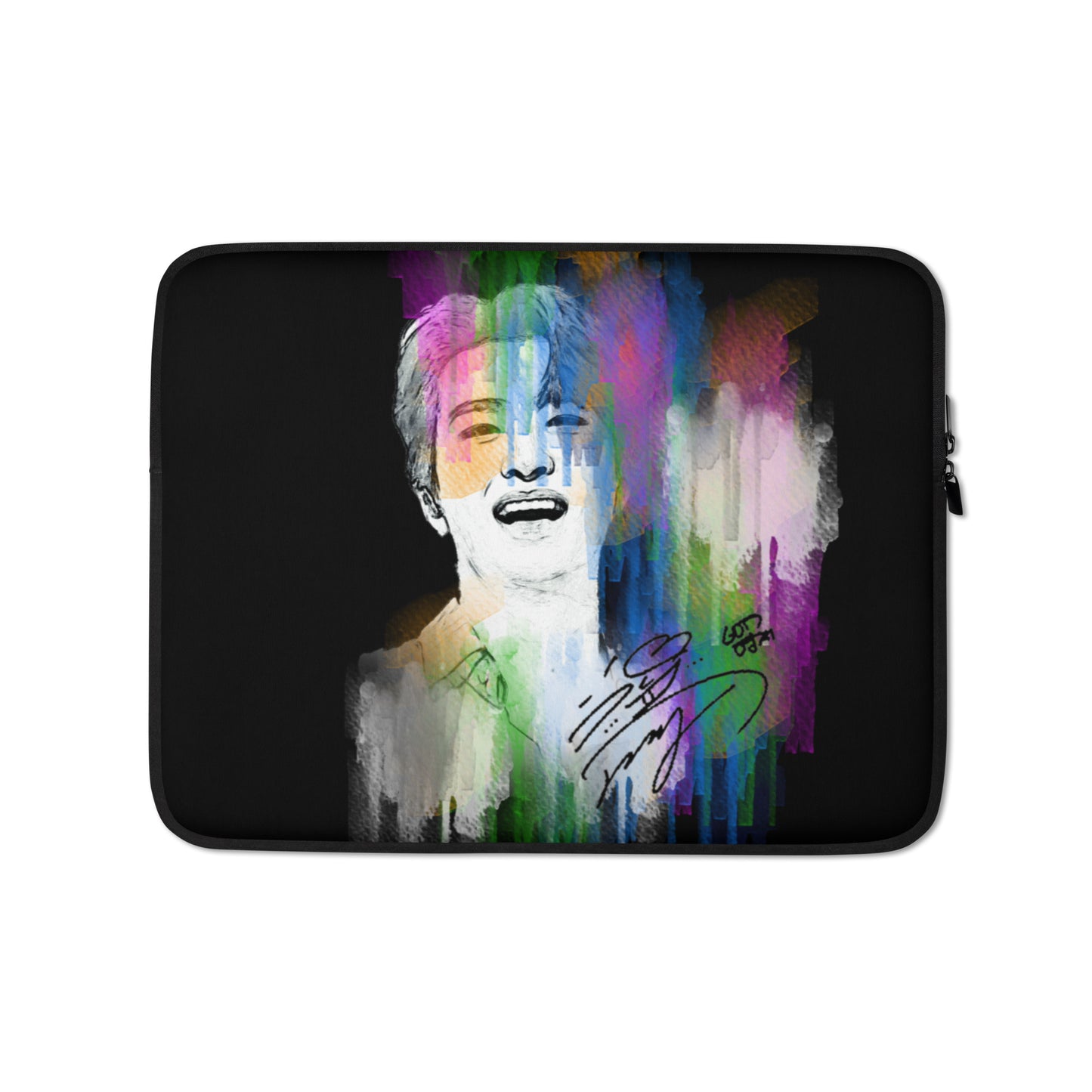 GOT7 Youngjae, Choi Young-jae Waterpaint Portrait Laptop MacBook Sleeve