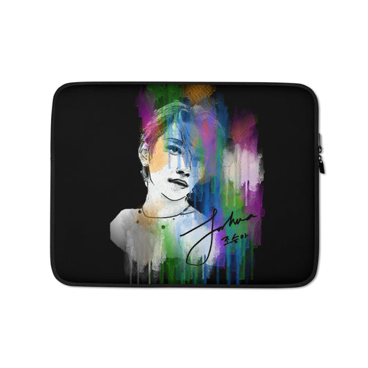 SEVENTEEN Joshua, Joshua Hong Waterpaint Portrait Laptop MacBook Sleeve