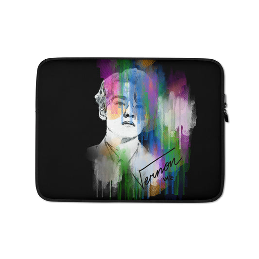 SEVENTEEN Vernon, Hansol Vernon Chwe Waterpaint Portrait Laptop MacBook Sleeve