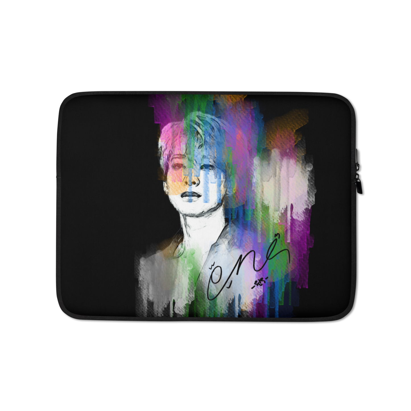 SEVENTEEN Wonwoo, Jeon Won-woo Waterpaint Portrait Laptop MacBook Sleeve