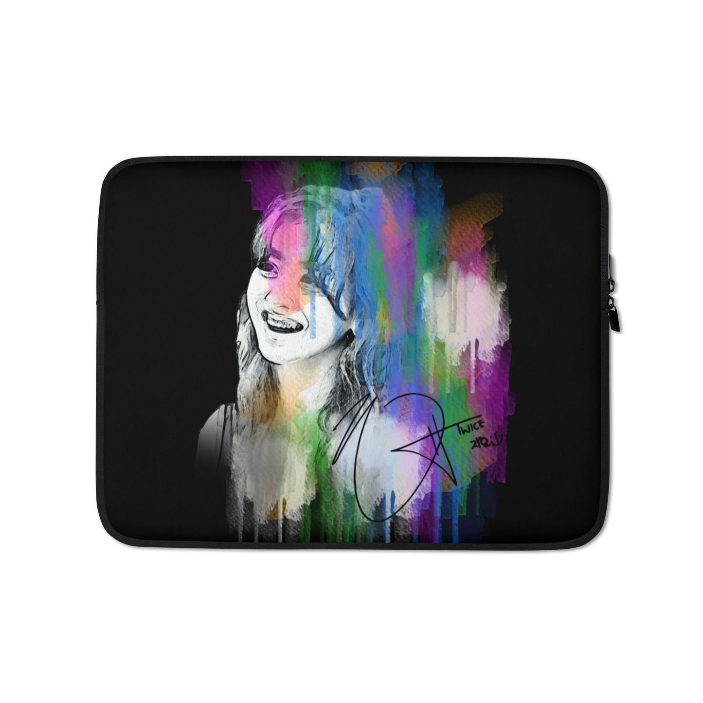 TWICE Jihyo, Park Ji-hyo Waterpaint Portrait Laptop MacBook Sleeve