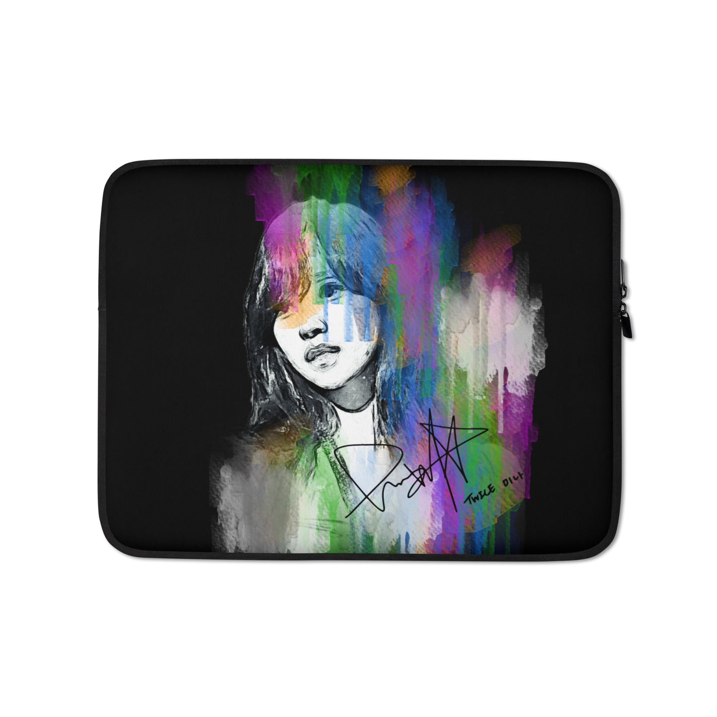 TWICE Mina, Mina Sharon Myoi Waterpaint Portrait Laptop MacBook Sleeve