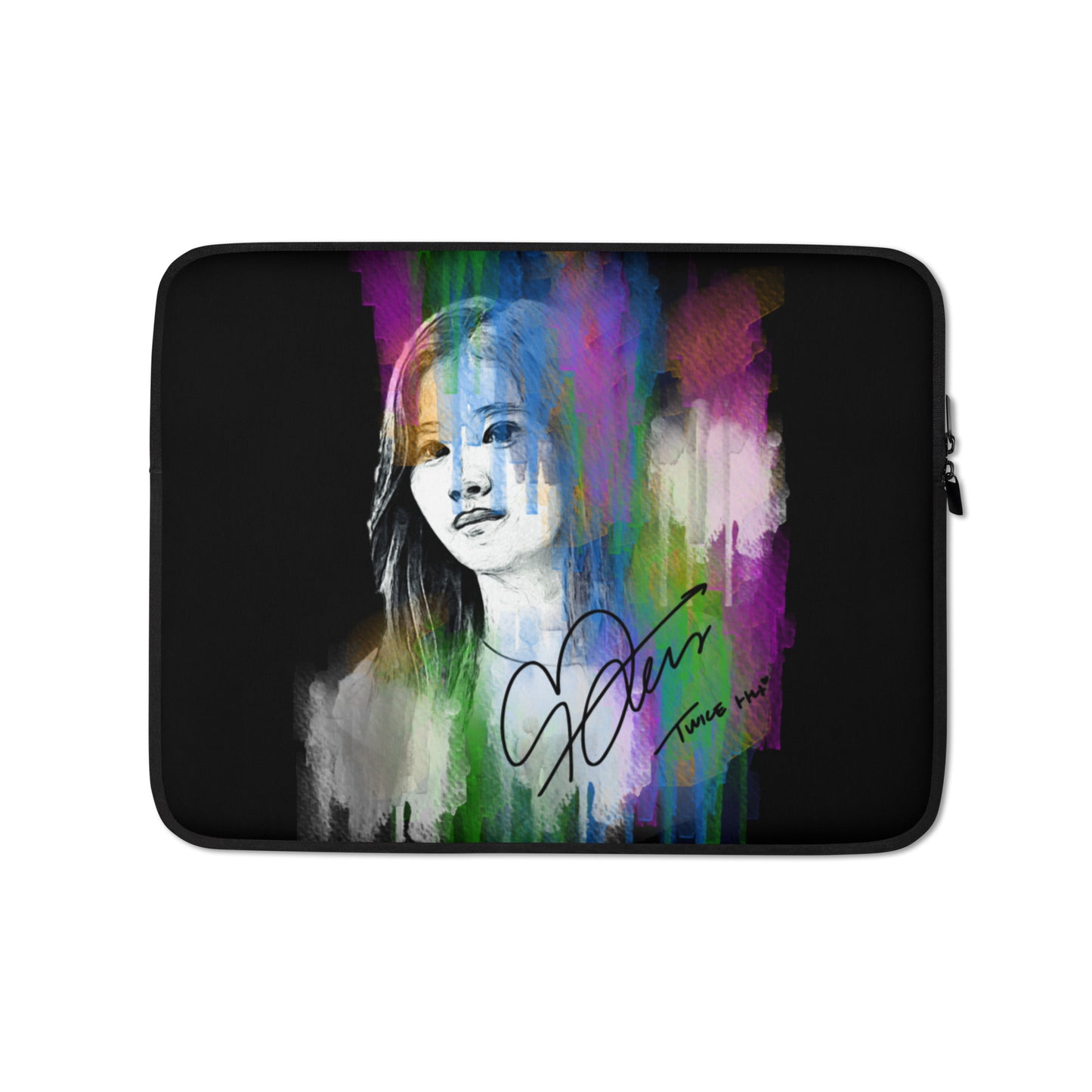 TWICE Sana, Minatozaki Sana Waterpaint Portrait Laptop MacBook Sleeve