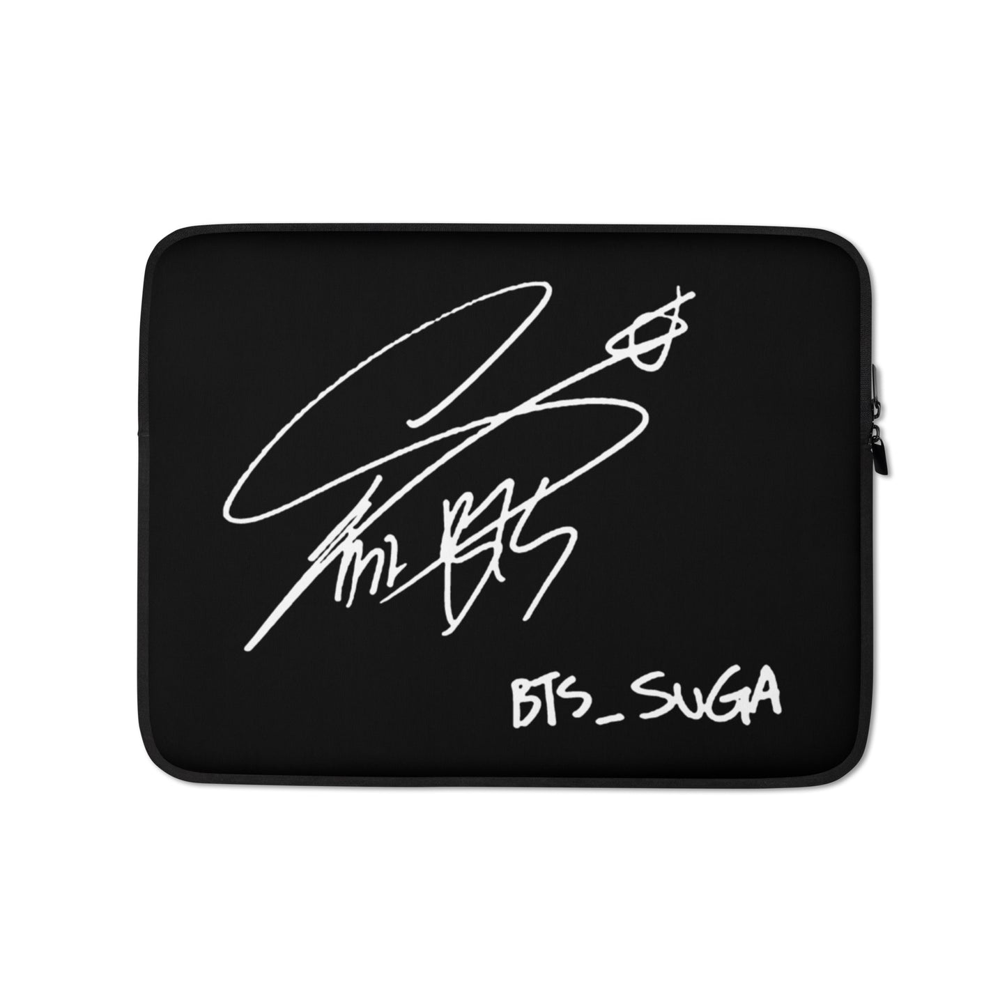 BTS Suga, Min Yoon-gi Signature Laptop MacBook Sleeve