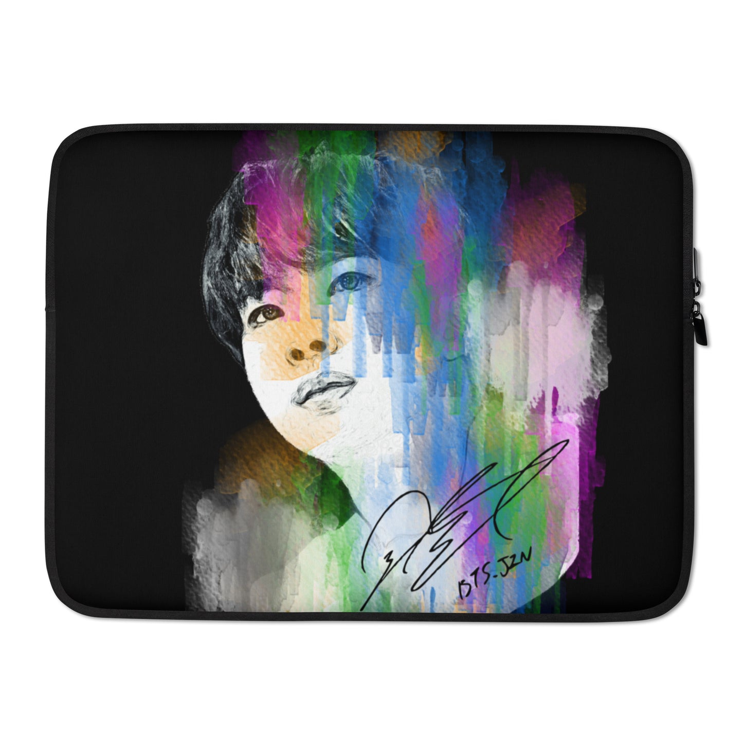 BTS Jin, Kim Seok-jin Waterpaint Portrait Laptop MacBook Sleeve