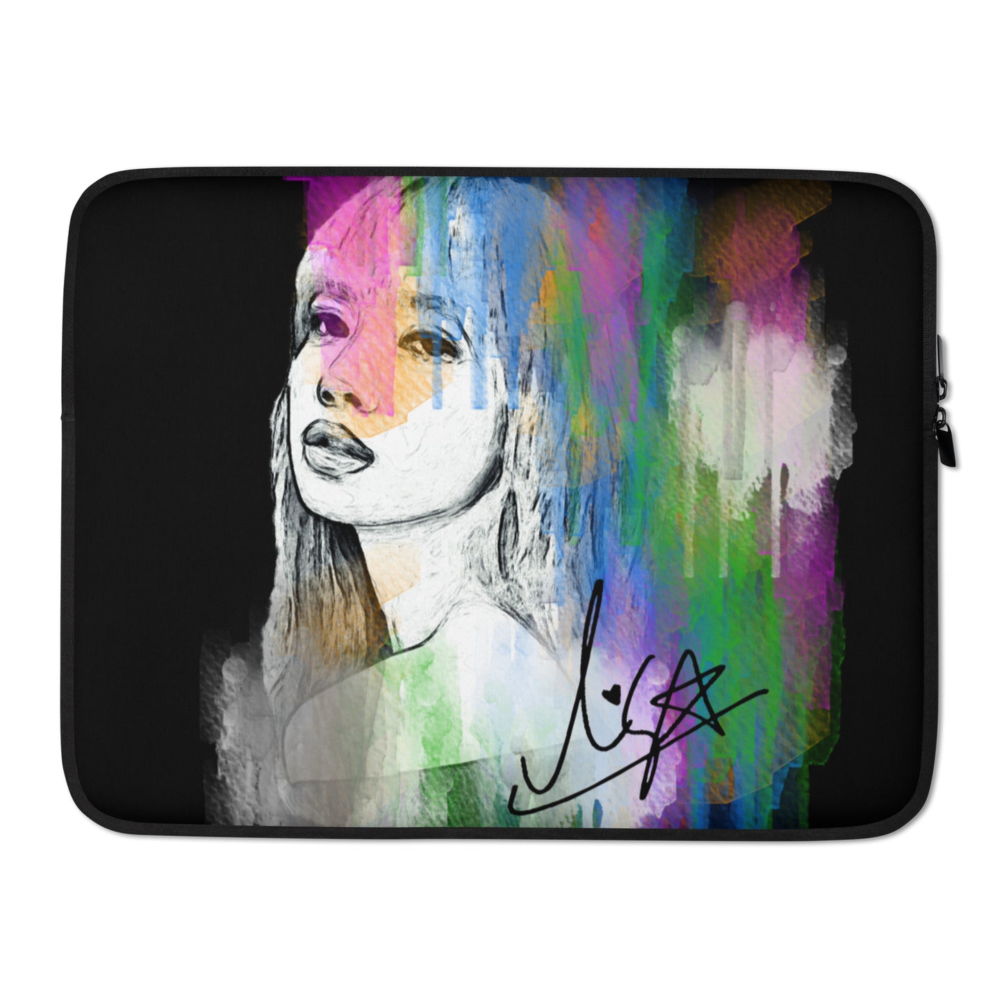 BLACKPINK Lisa, Lalisa Manobal Waterpaint Portrait Laptop MacBook Sleeve