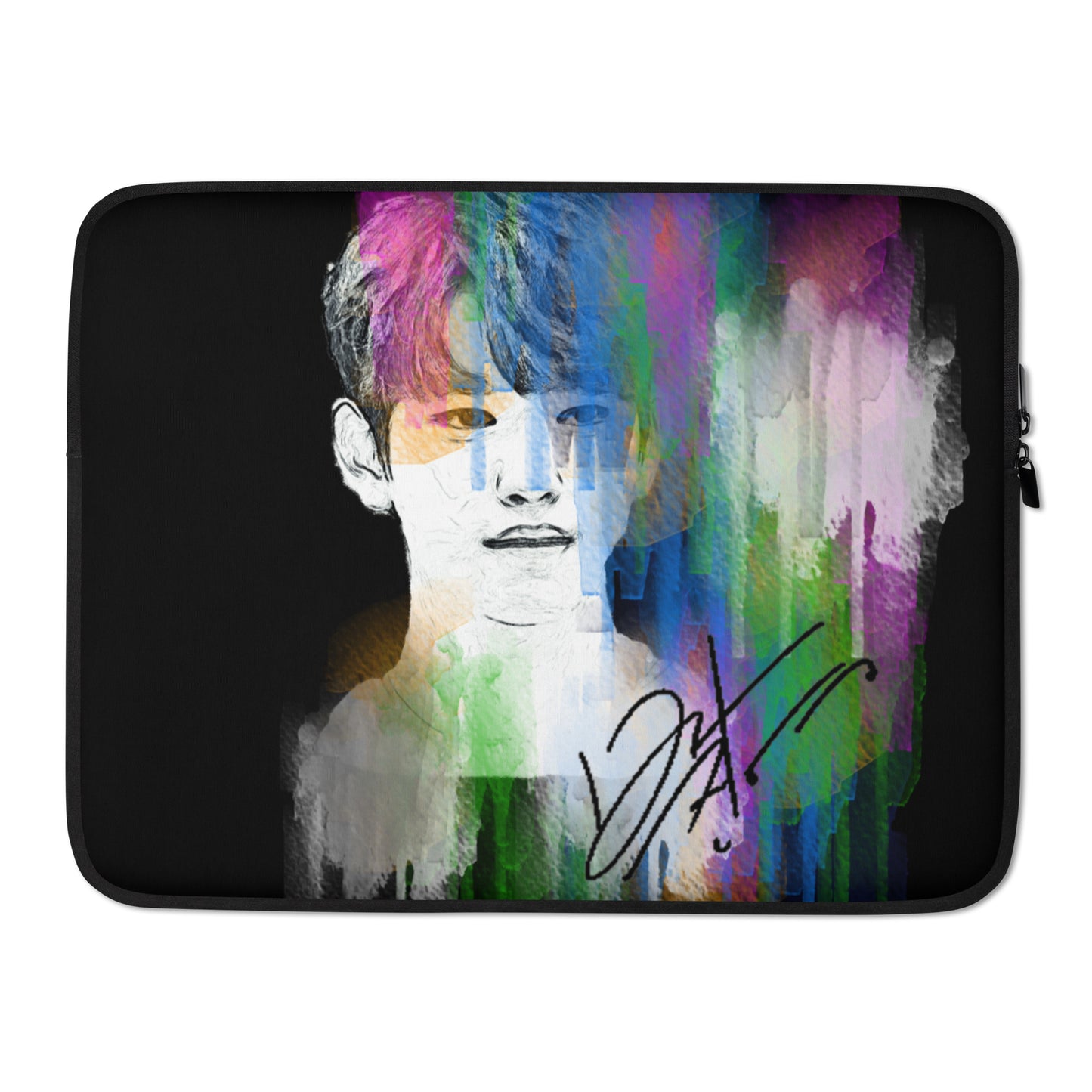 GOT7 Jinyoung, Park Jin-young Waterpaint Portrait Laptop MacBook Sleeve