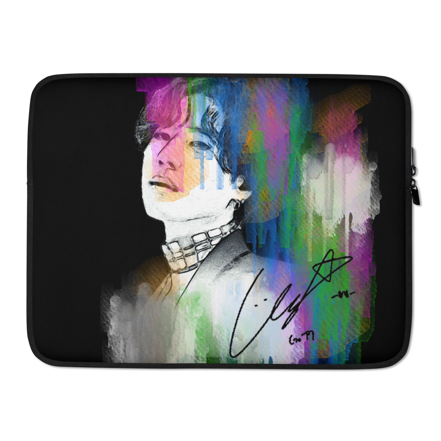 GOT7 Yugyeom, Kim Yu-gyeom Waterpaint Portrait Laptop MacBook Sleeve