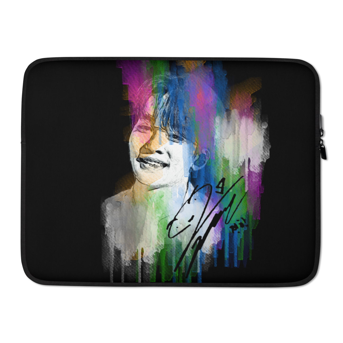 SEVENTEEN Jeonghan, Yoon Jeonghan Waterpaint Portrait Laptop MacBook Sleeve