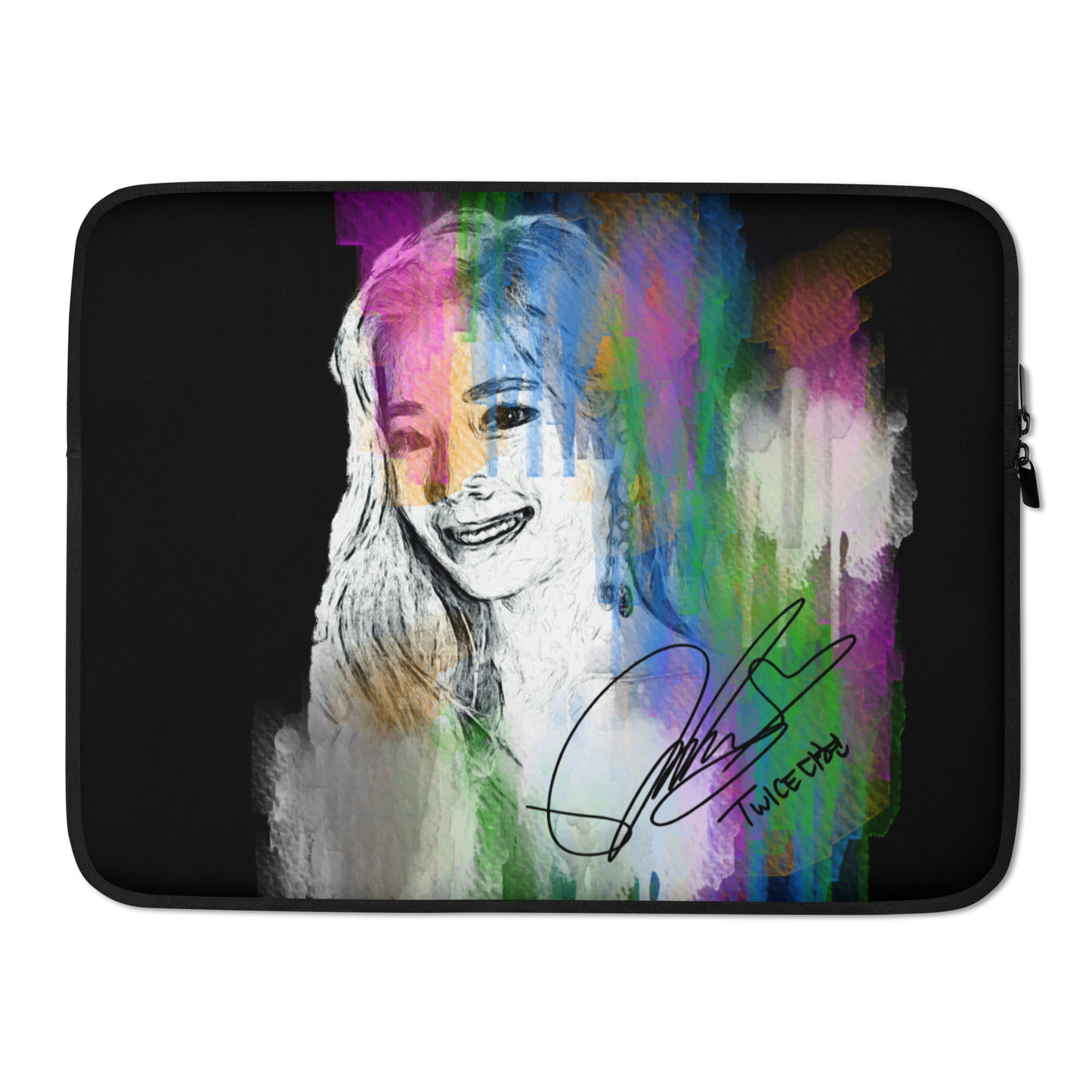 TWICE Dahyun, Kim Da Hyun Waterpaint Portrait Laptop MacBook Sleeve