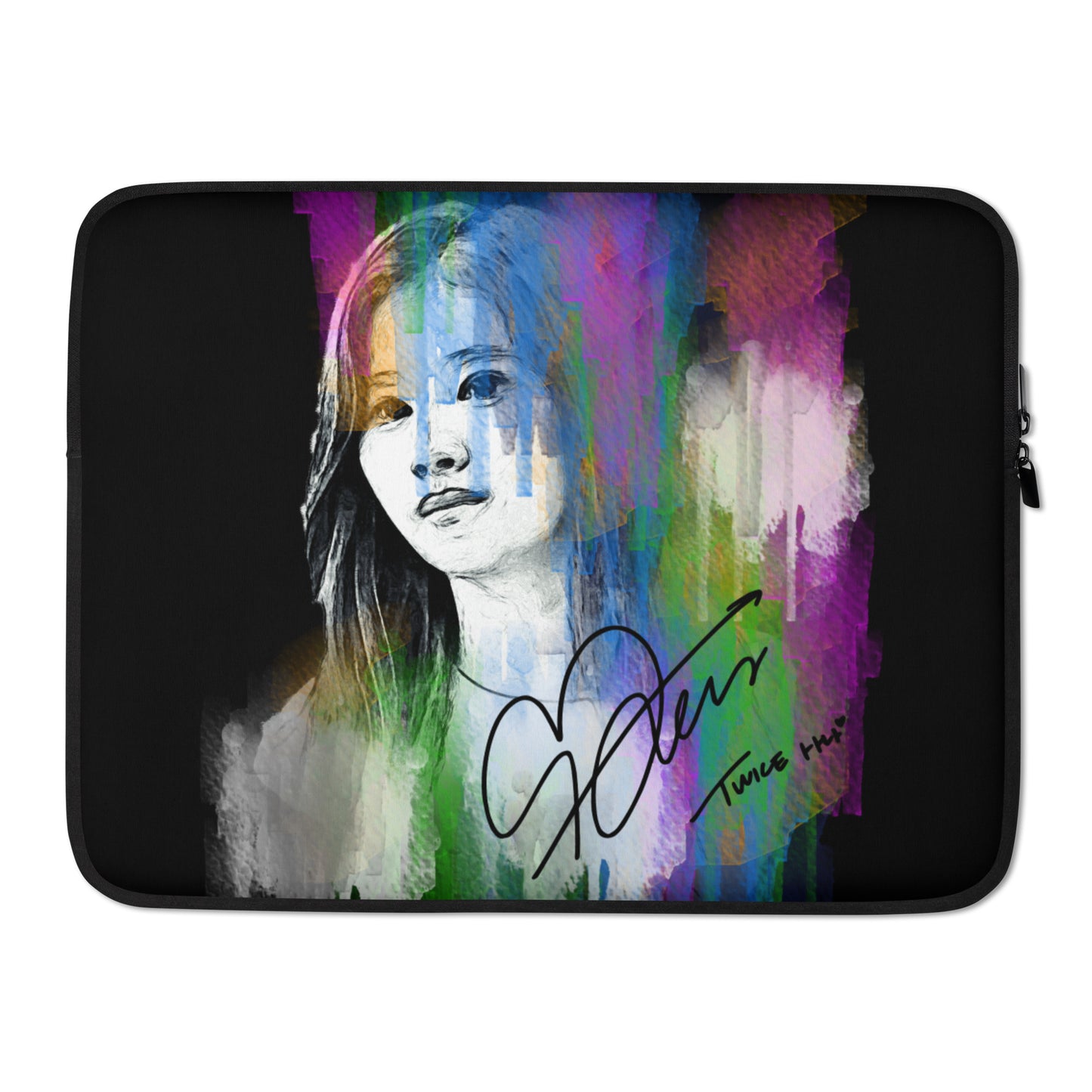 TWICE Sana, Minatozaki Sana Waterpaint Portrait Laptop MacBook Sleeve