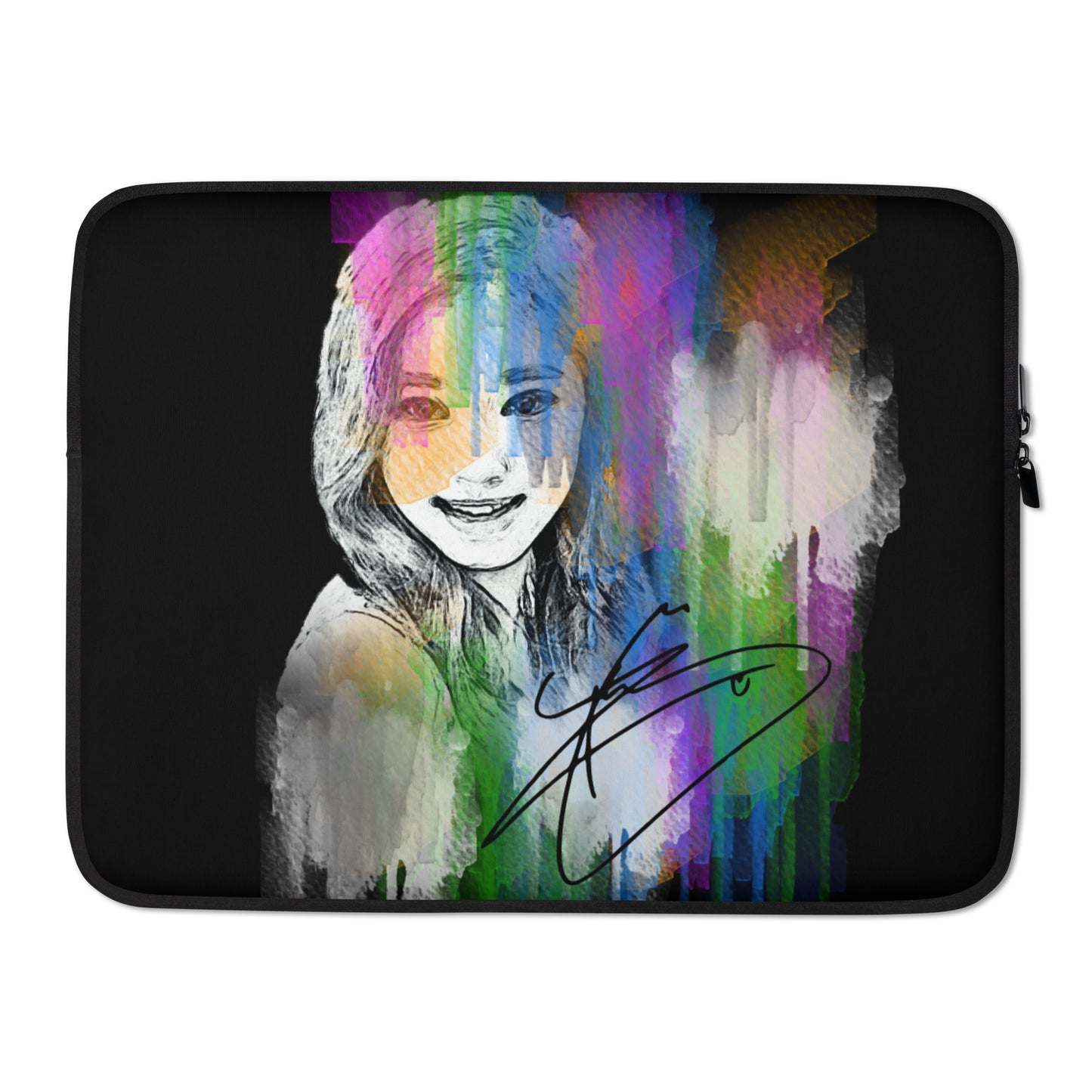 TWICE Tzuyu, Chou Tzu-yu Waterpaint Portrait Laptop MacBook Sleeve