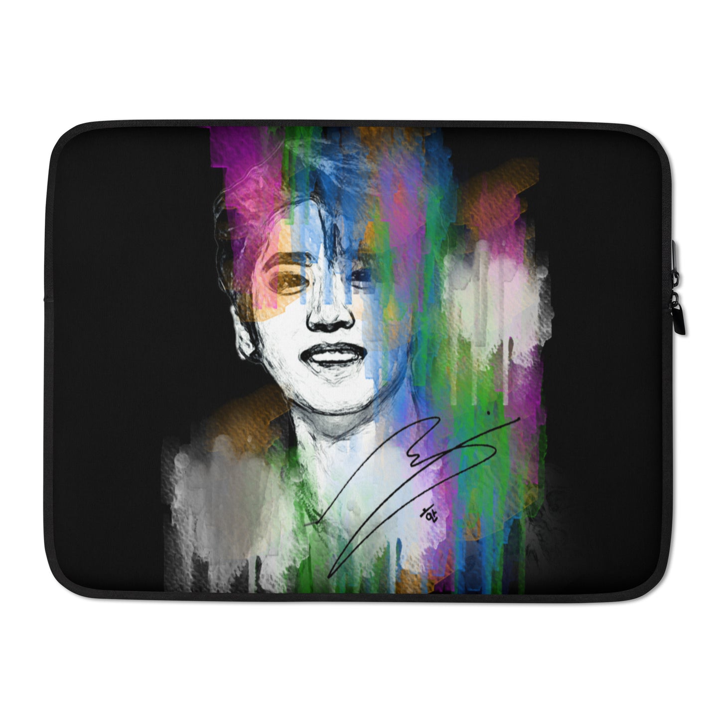 Stray Kids Han , Han Ji-sung Waterpaint Portrait Laptop MacBook Sleeve