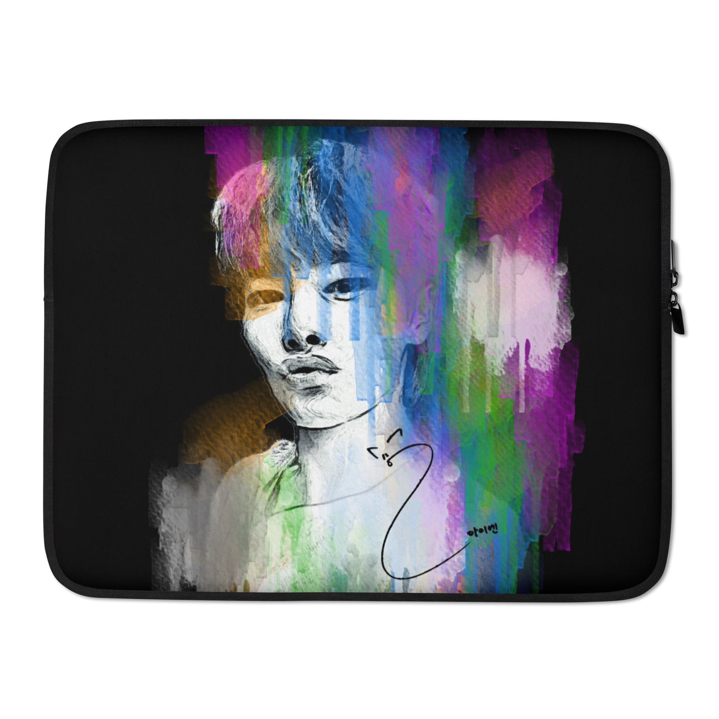 Stray Kids I.N, Yang Jeong-in Waterpaint Portrait Laptop MacBook Sleeve
