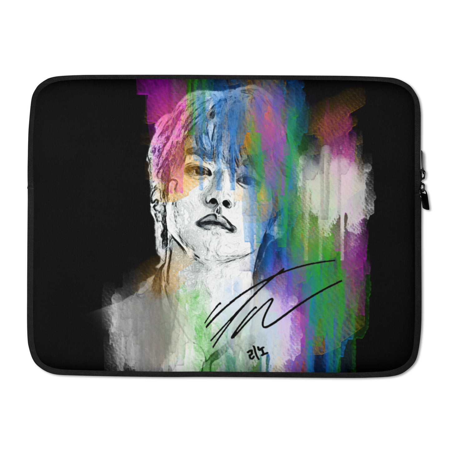 Stray Kids Lee Know, Lee Min-ho Waterpaint Portrait Laptop MacBook Sleeve