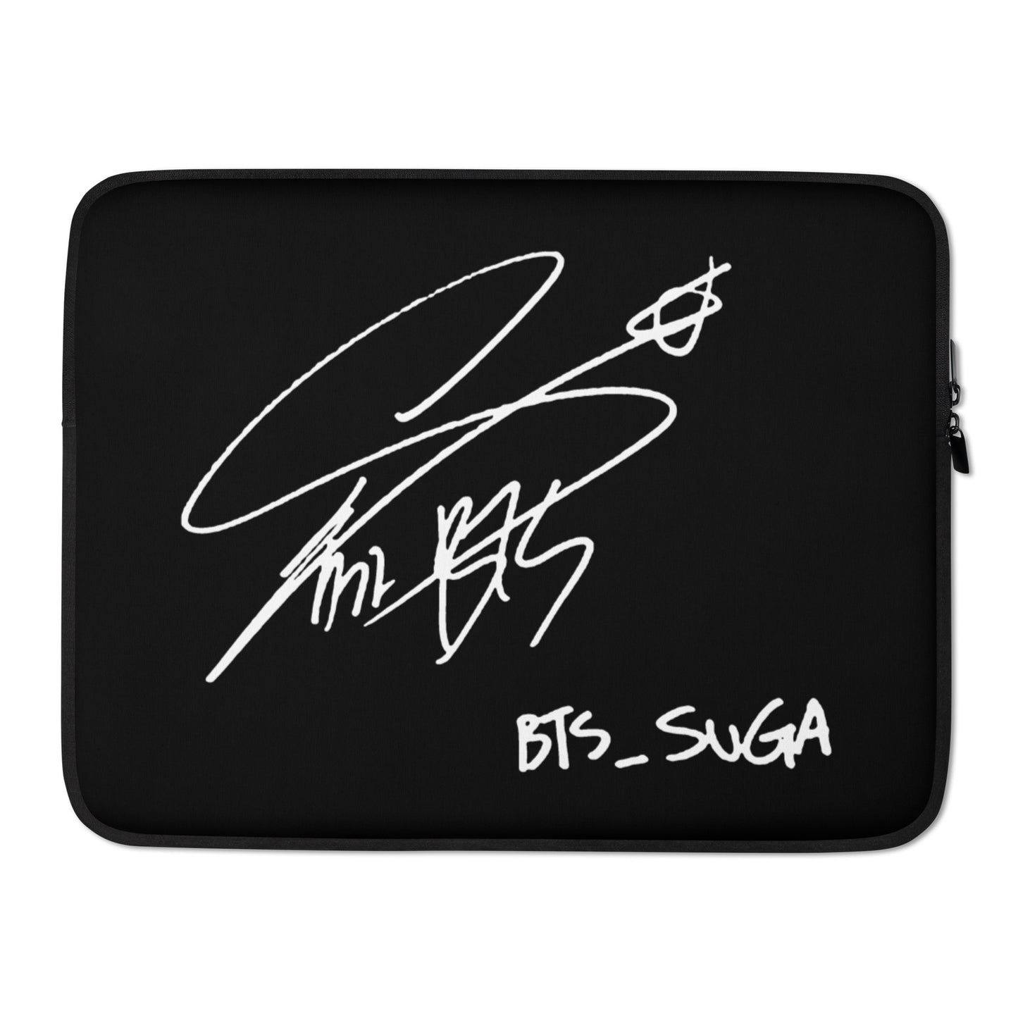 BTS Suga, Min Yoon-gi Signature Laptop MacBook Sleeve