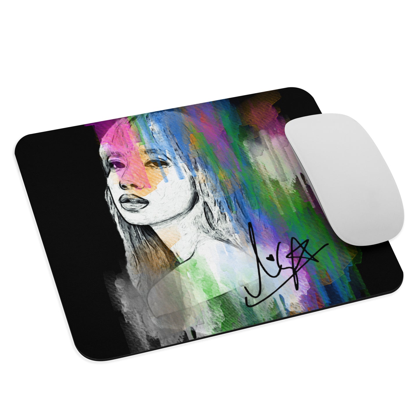 BLACKPINK Lisa, Lalisa Manobal Waterpaint Portrait Mouse Pad