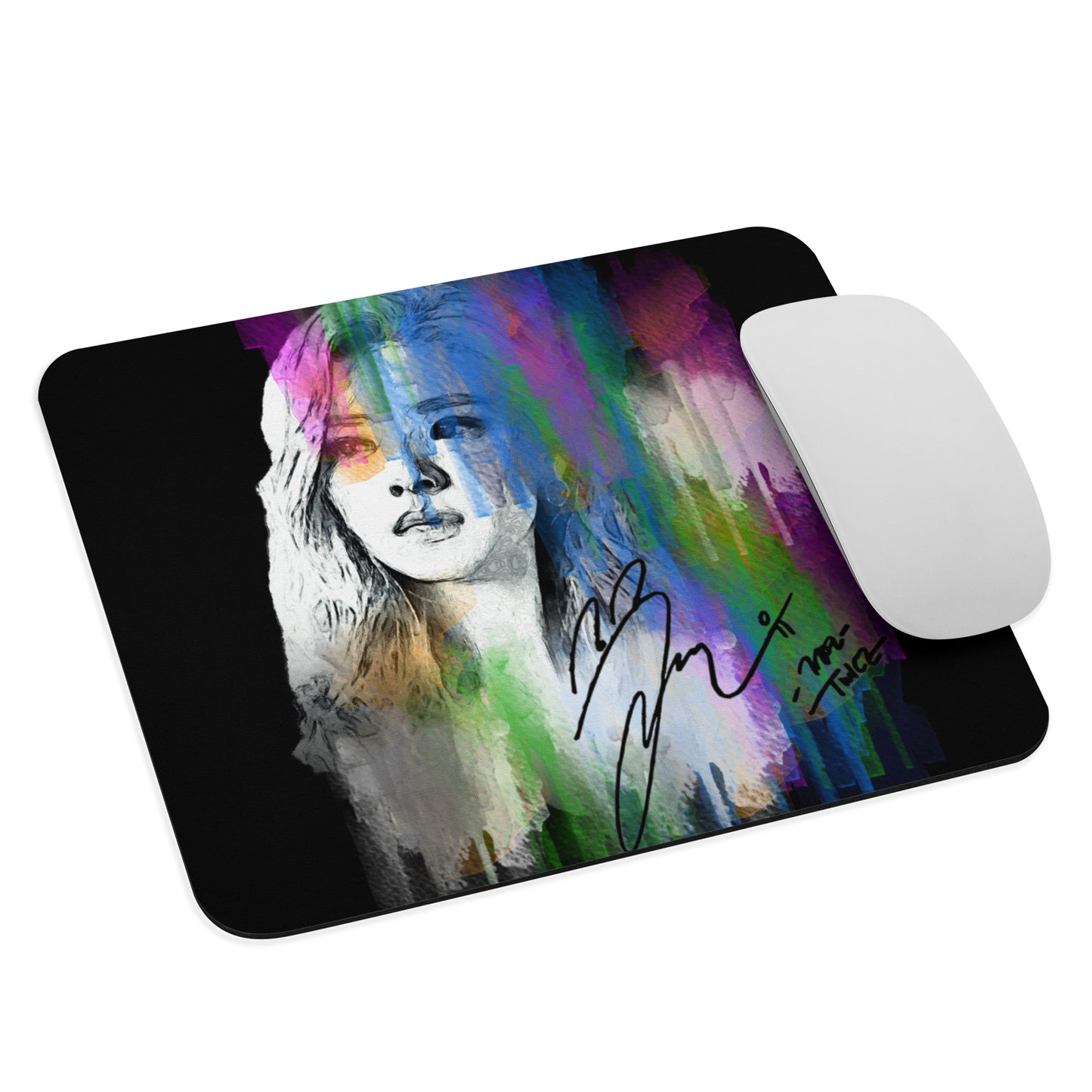 TWICE Jeongyeon, Yoo Jeong-yeon Waterpaint Portrait Mouse Pad