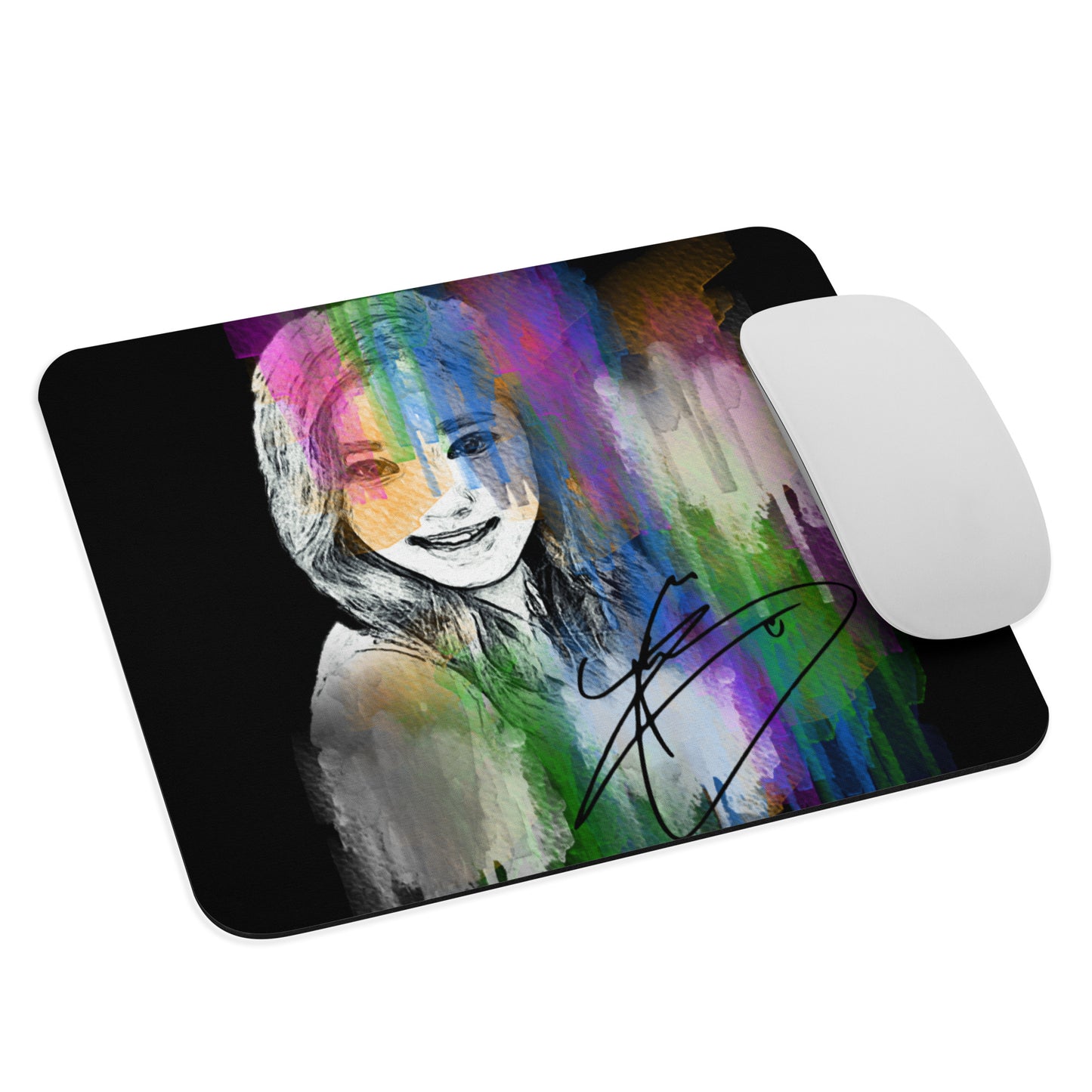 TWICE Tzuyu, Chou Tzu-yu Waterpaint Portrait Mouse Pad