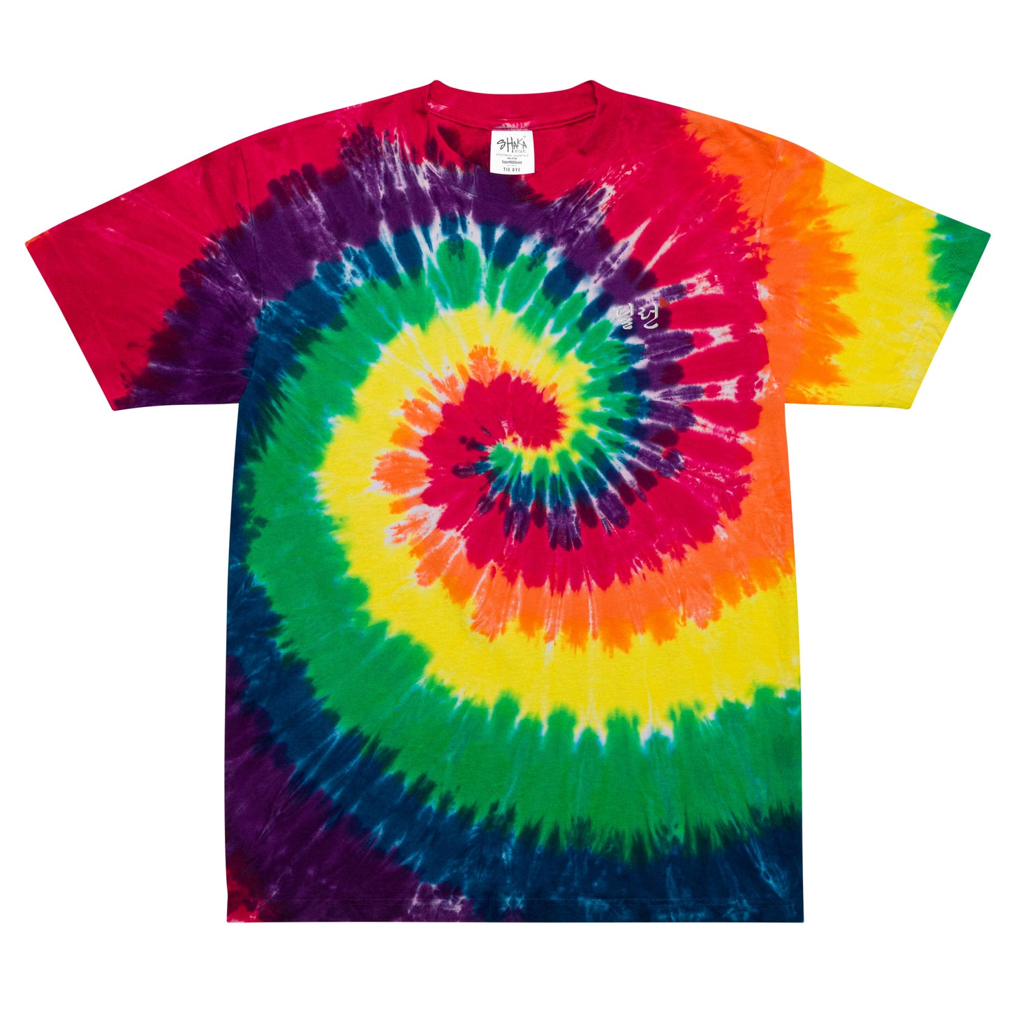 Dylan in Korean Kpop Shaka Wear Embroidery Tie-Dye Unisex T-Shirt - kpophow