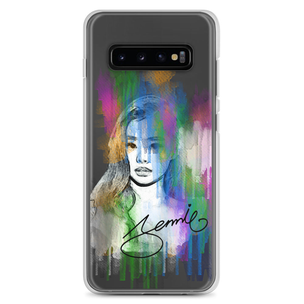 BLACKPINK Jennie, Kim Jennie Waterpaint portrait Samsung Case