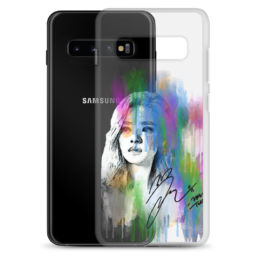 TWICE Jeongyeon, Yoo Jeong-yeon Waterpaint portrait Samsung Case