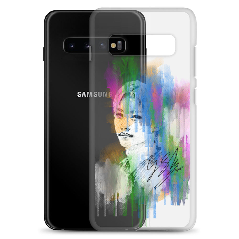 Stray Kids Felix, Lee Felix Waterpaint portrait Samsung Case