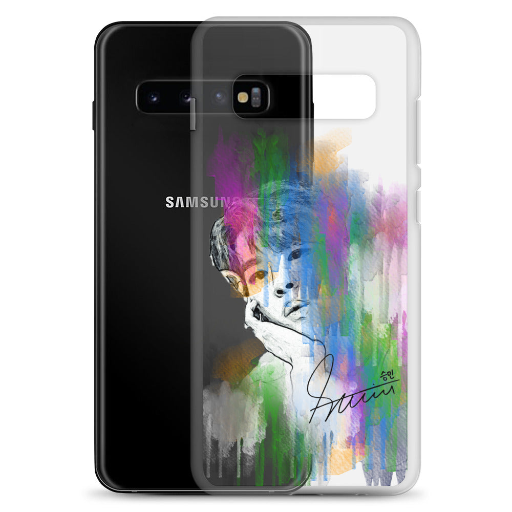 Stray Kids Seungmin, Kim Seung-min Waterpaint portrait Samsung Case