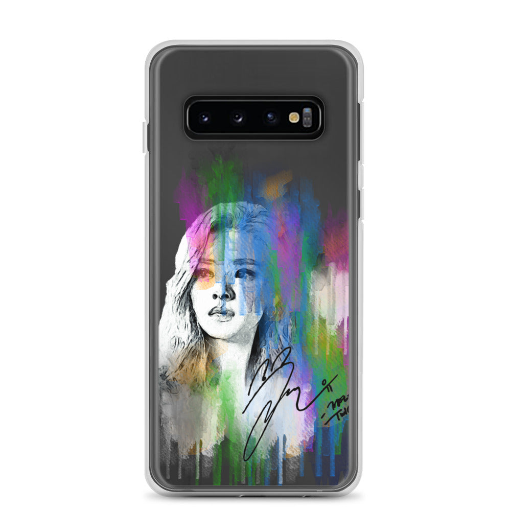 TWICE Jeongyeon, Yoo Jeong-yeon Waterpaint portrait Samsung Case