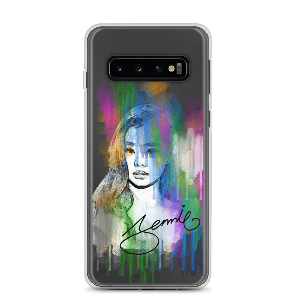 BLACKPINK Jennie, Kim Jennie Waterpaint portrait Samsung Case