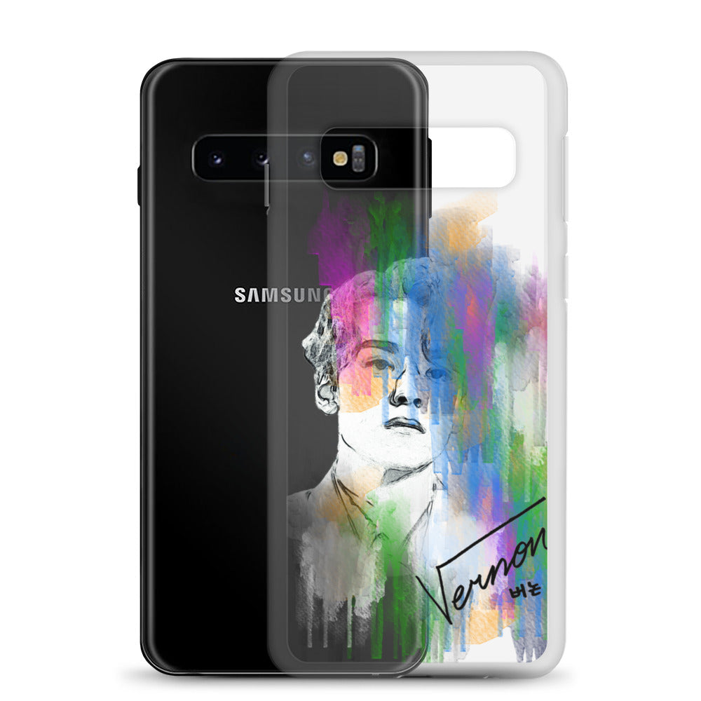 SEVENTEEN Vernon, Hansol Vernon Chwe Waterpaint portrait Samsung Case