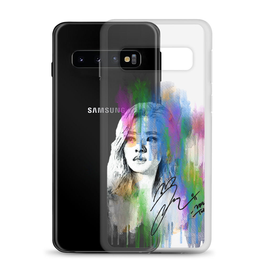 TWICE Jeongyeon, Yoo Jeong-yeon Waterpaint portrait Samsung Case