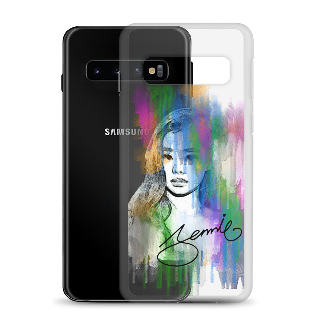 BLACKPINK Jennie, Kim Jennie Waterpaint portrait Samsung Case