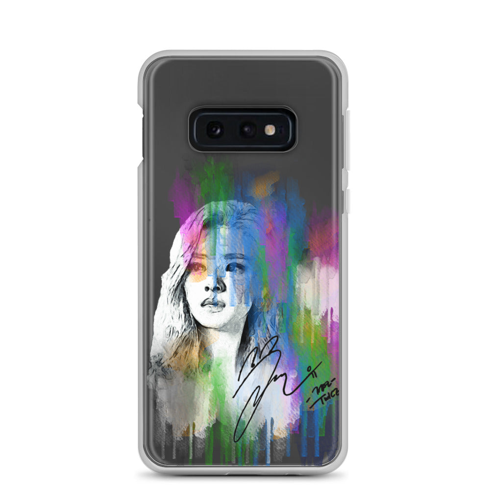 TWICE Jeongyeon, Yoo Jeong-yeon Waterpaint portrait Samsung Case