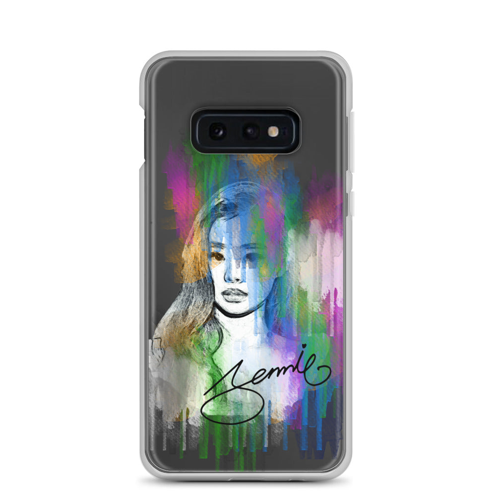 BLACKPINK Jennie, Kim Jennie Waterpaint portrait Samsung Case