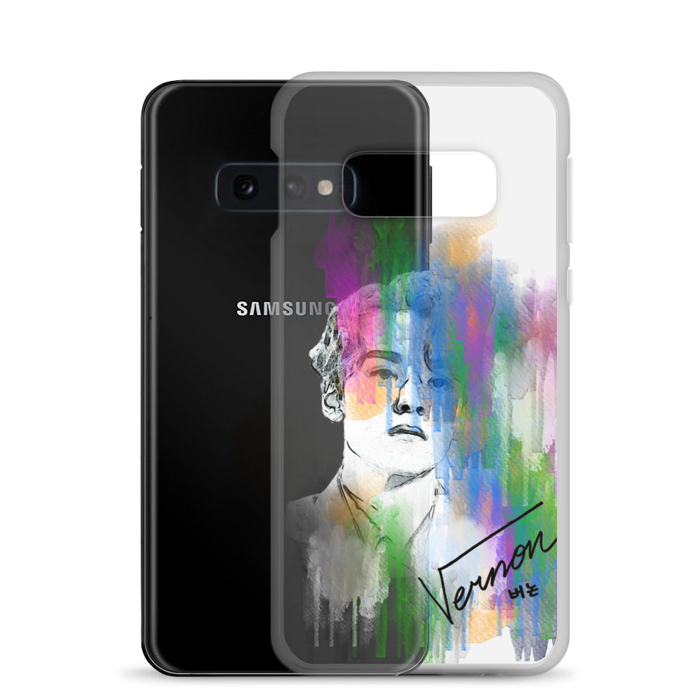 SEVENTEEN Vernon, Hansol Vernon Chwe Waterpaint portrait Samsung Case