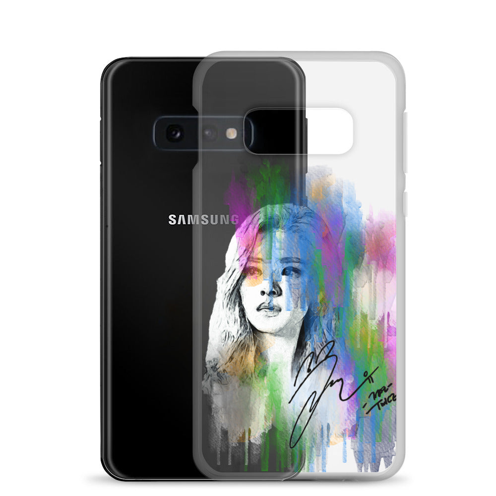 TWICE Jeongyeon, Yoo Jeong-yeon Waterpaint portrait Samsung Case