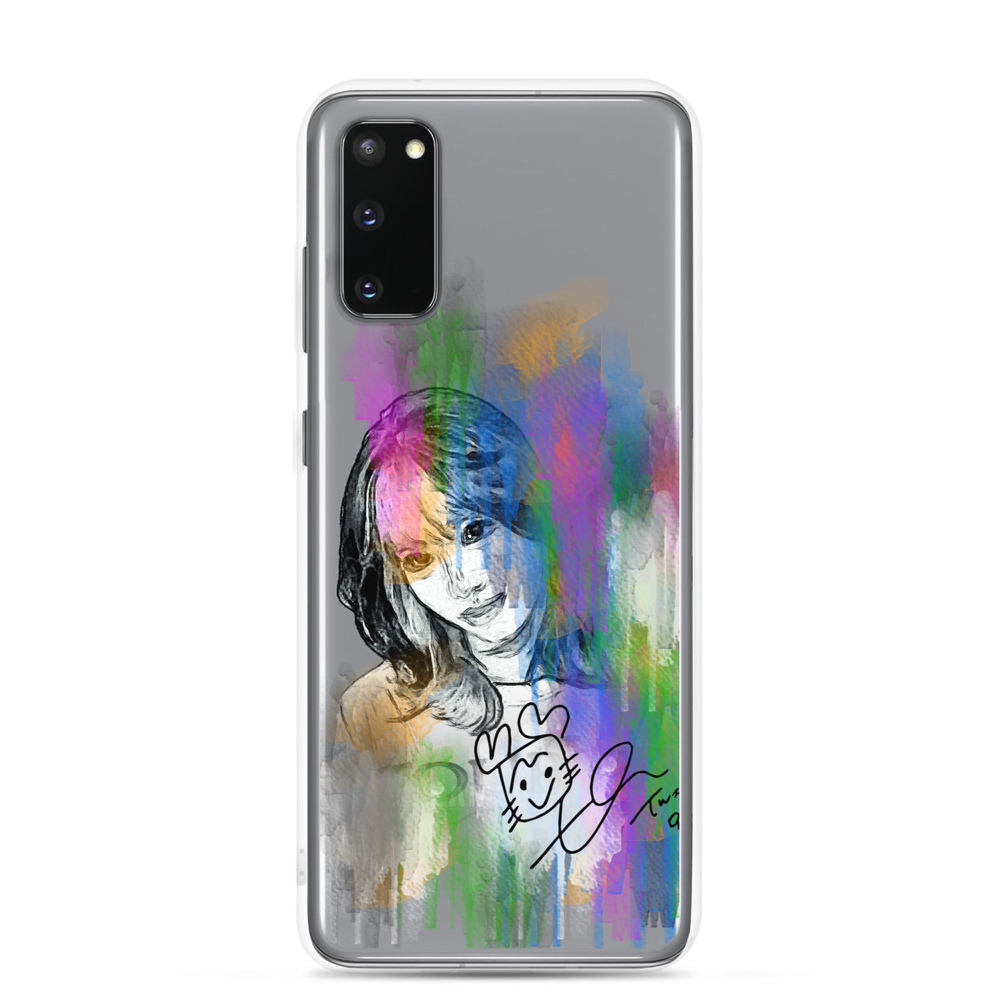 TWICE Momo , Hirai Momo Waterpaint portrait Samsung Case