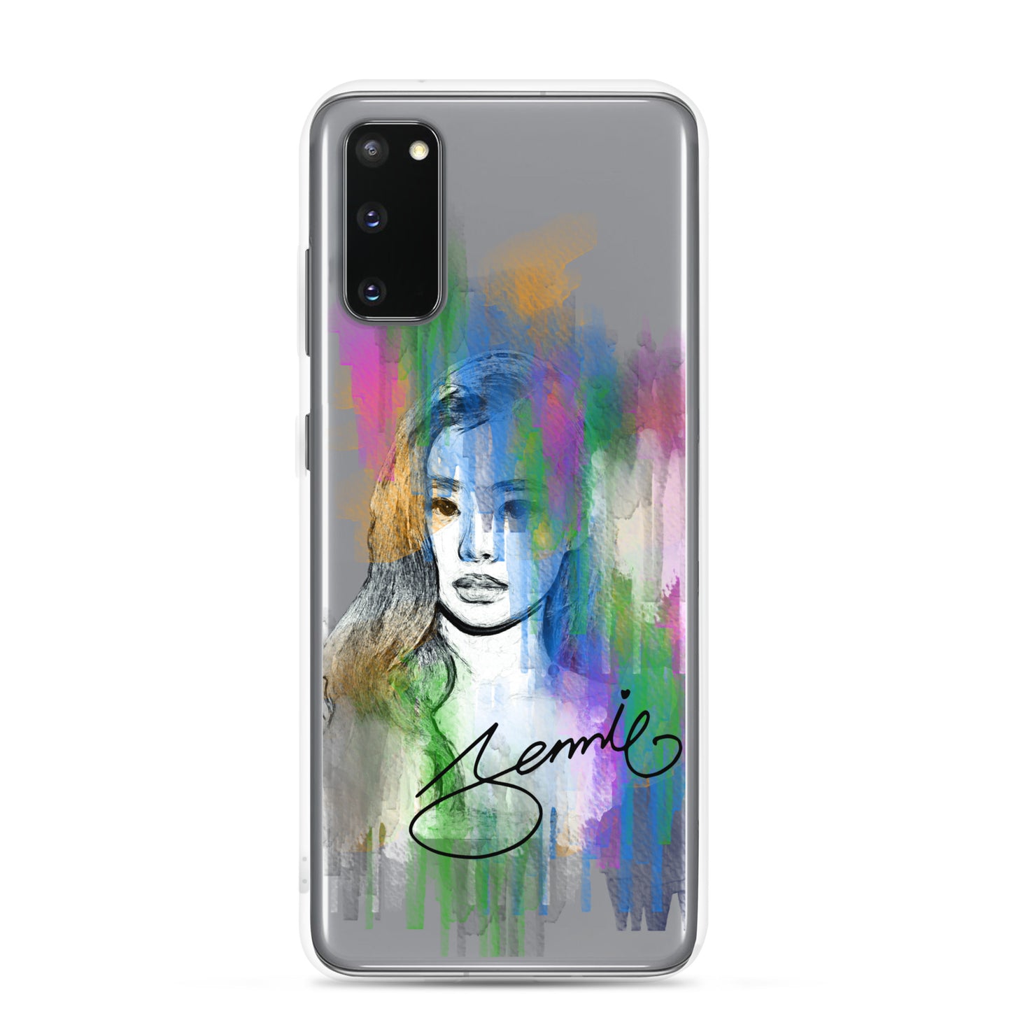 BLACKPINK Jennie, Kim Jennie Waterpaint portrait Samsung Case